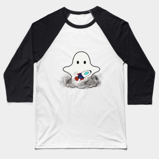 Space Ghosts : Rocket Baseball T-Shirt